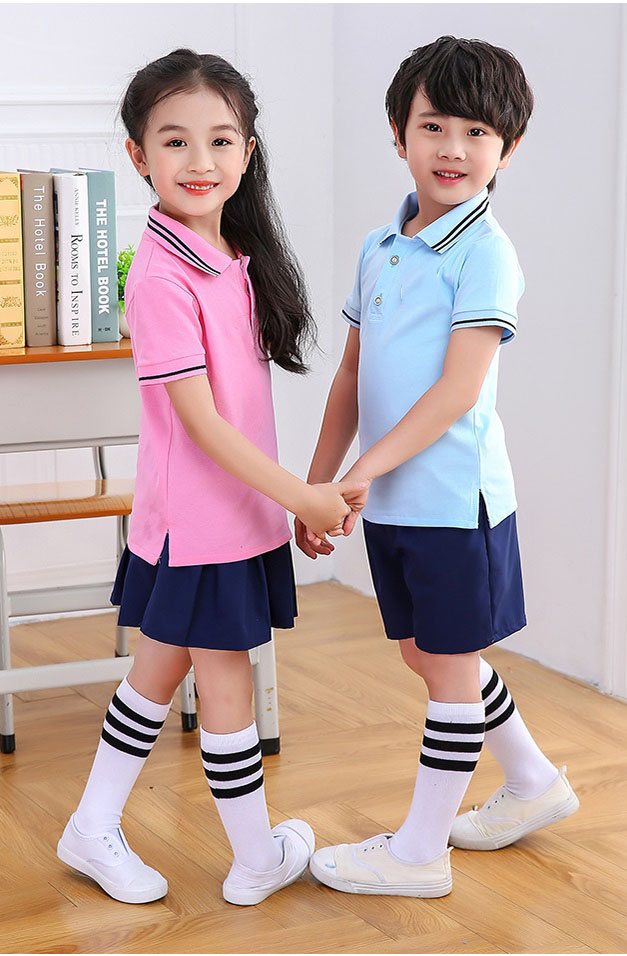 运动小学生校服夏装幼儿园园服班服夏季纯棉短袖套装